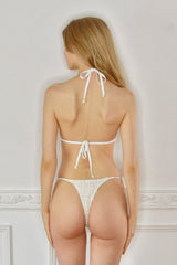 Pearl White Demi Tie Pant